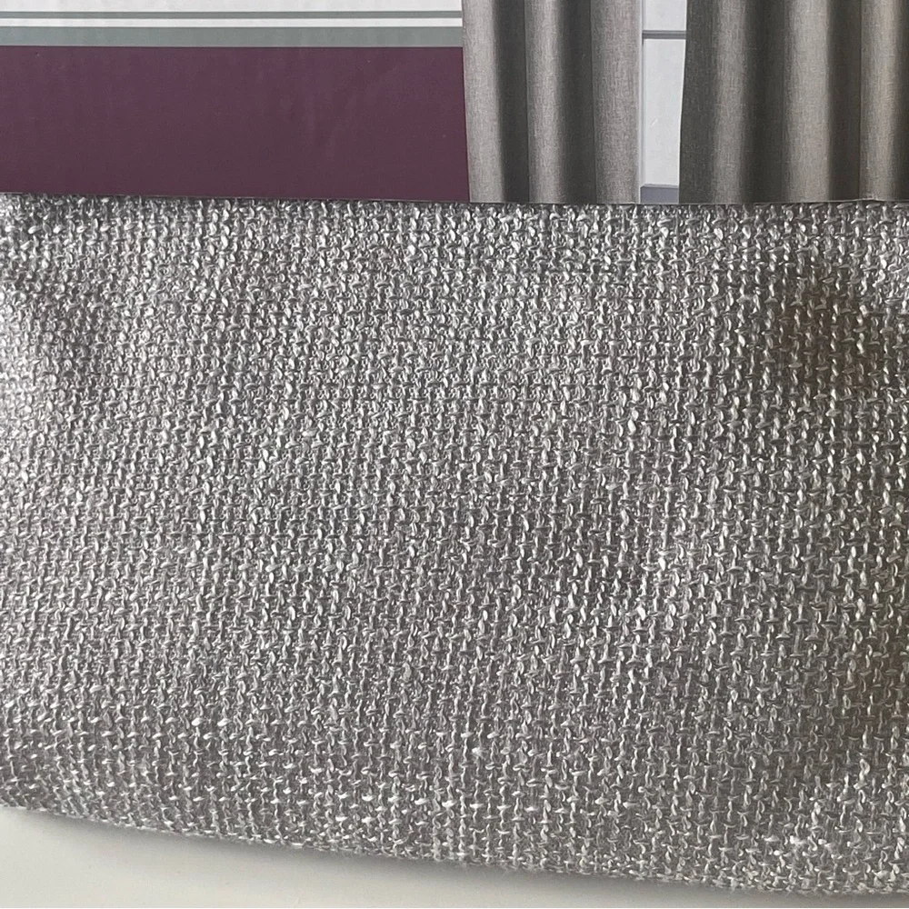 3/$15 Window Curtain One Rod Pocket Panel Mystic Textured Gray Curtain One Panel